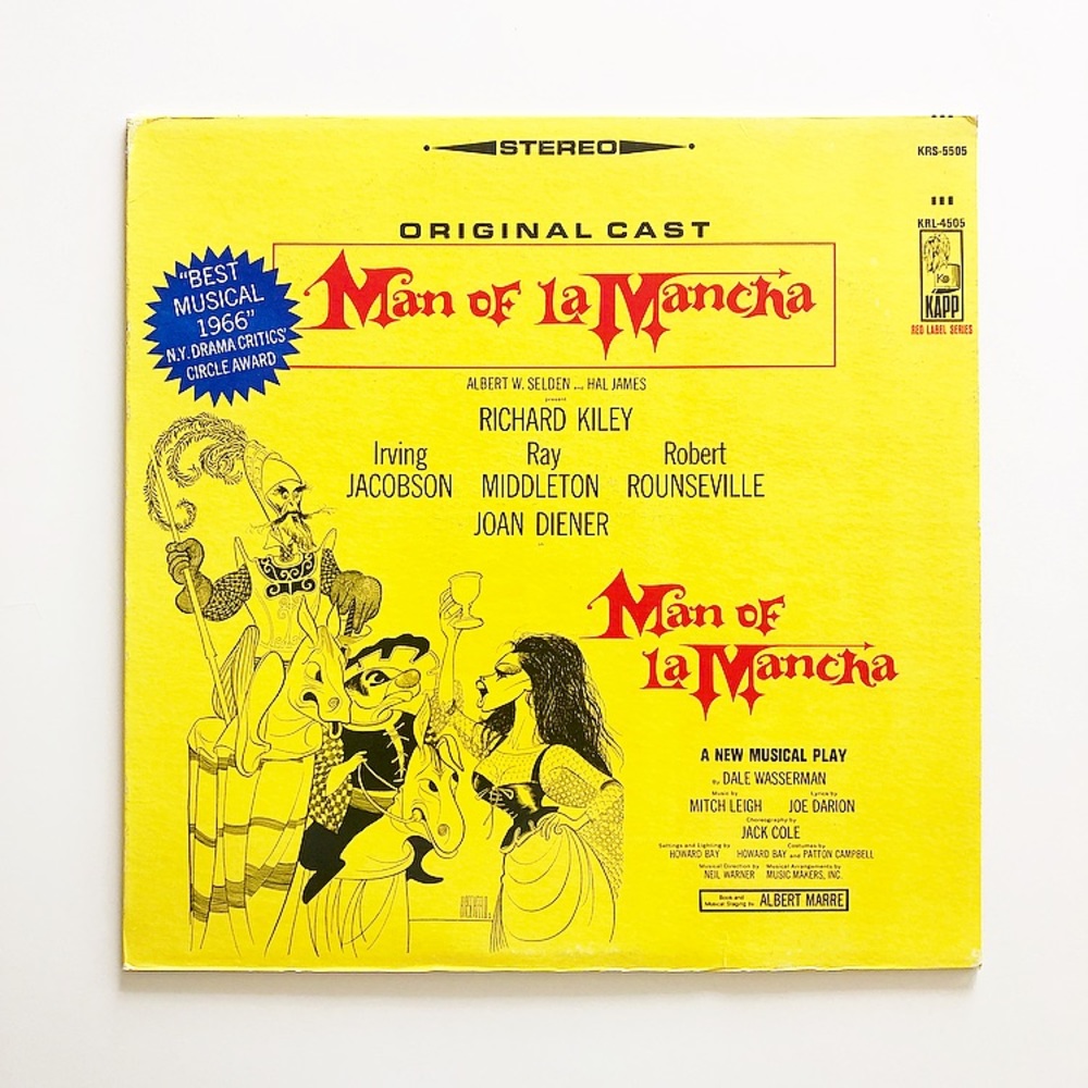 Man of La Mancha original soundtrack vinyl